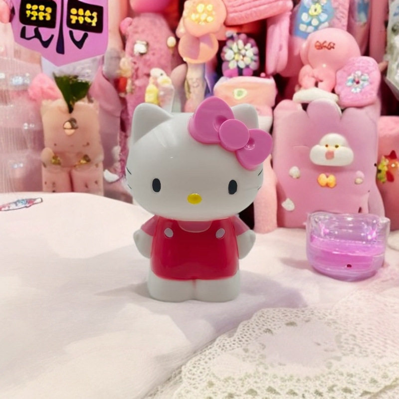 高颜值kitty笔筒轻奢化妆刷收纳筒笔筒感设计感桌面摆件kitty