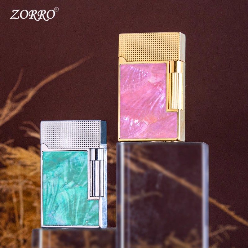 佐罗新品612彩贝朗声点烟侧滑打火机厂家直销一键礼品男士