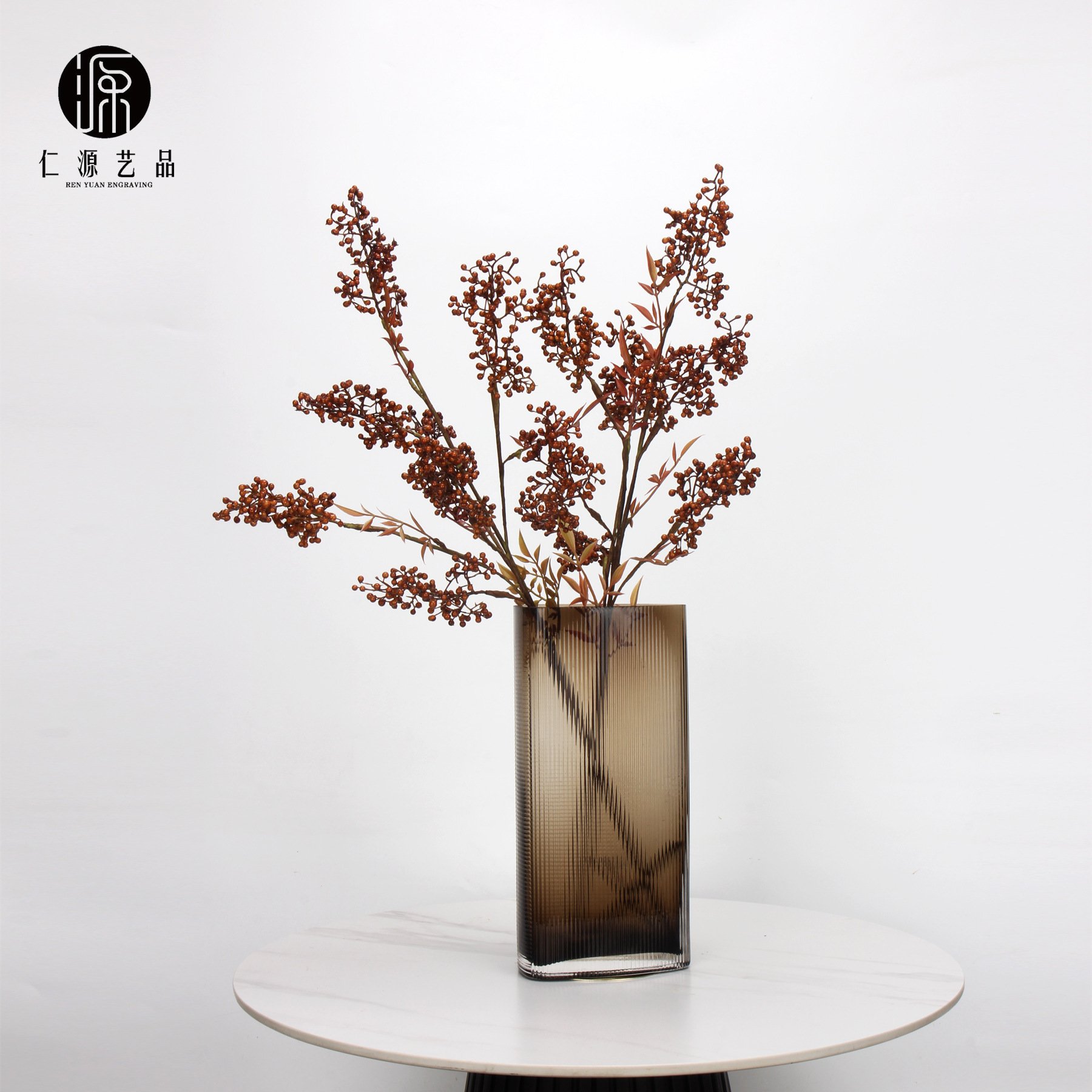 工厂直销 南天竹果蓝莓果冬青果仿真果实 插花配材家居装饰假花