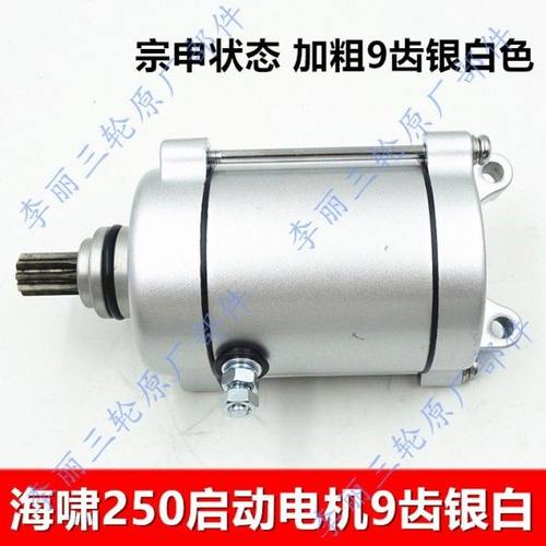 包邮大排量三轮车启动电机 宗申海啸250隆鑫260威锋悍威起动机