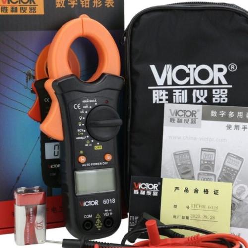 胜利钳形万用表VC6018钳形表数字电流表高精度钳流表