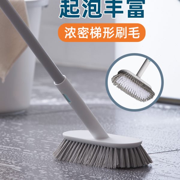 茶花地板刷卫生间洗地刷浴室地缝刷瓷砖洗墙厕所长柄缝隙清洁刷子
