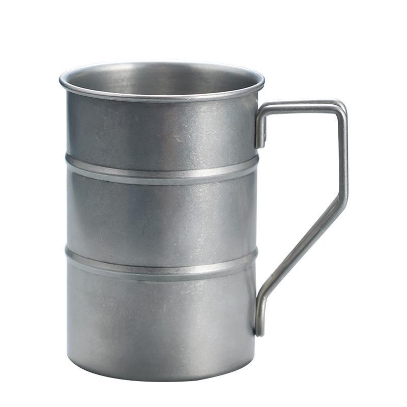 复古不锈钢啤酒杯茶做旧工