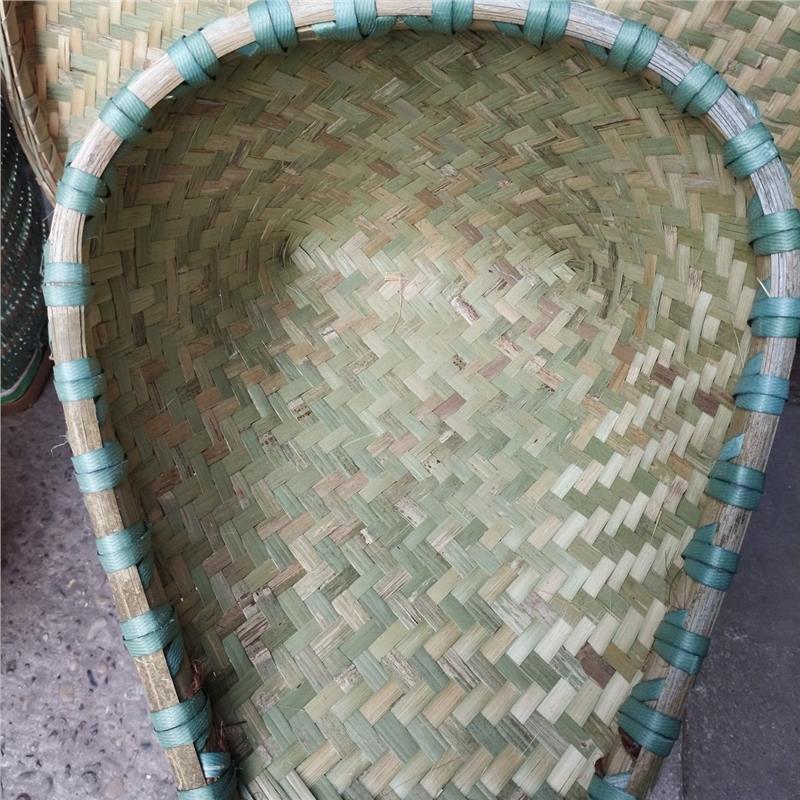 手工竹编撮箕收纳织家用篮
