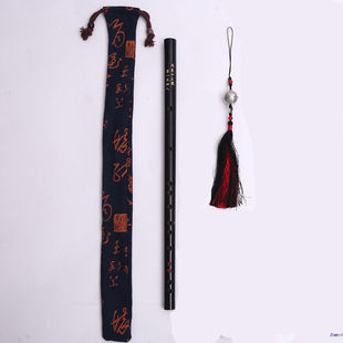 陈情笛袋萧套古风笛箫袋布袋竹笛子箫收纳帆布复古有拉绳乐器配件