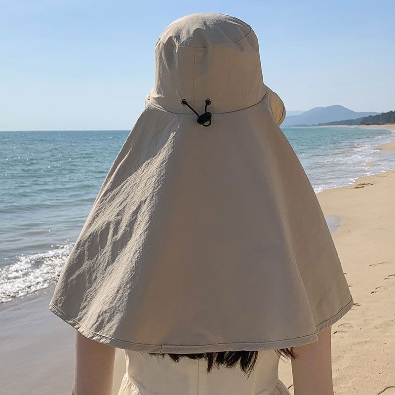 加大披肩遮阳帽子夏天女一