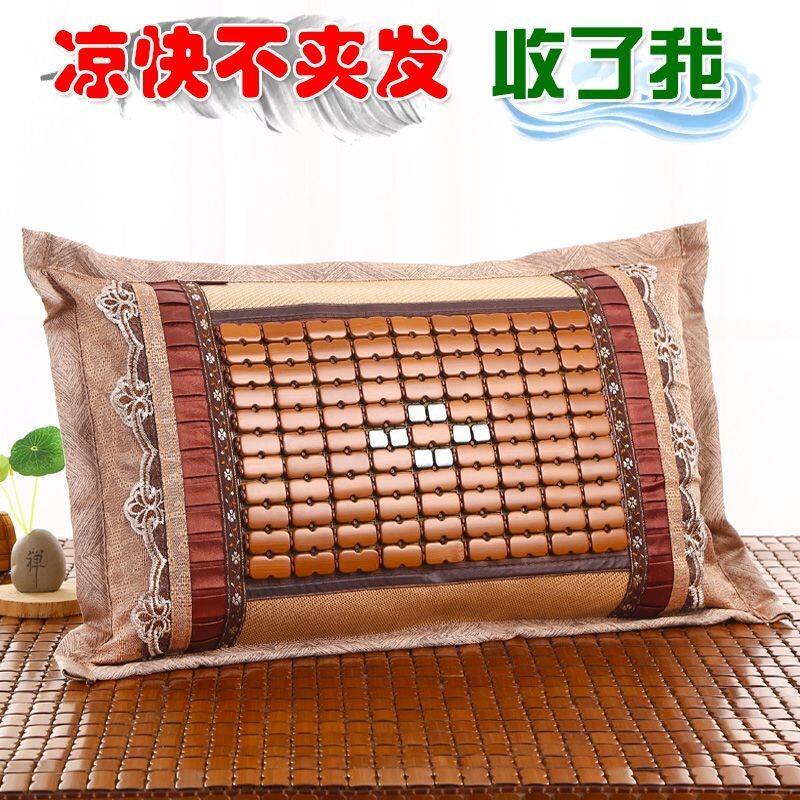 夏季竹凉席枕头茶叶麻将藤