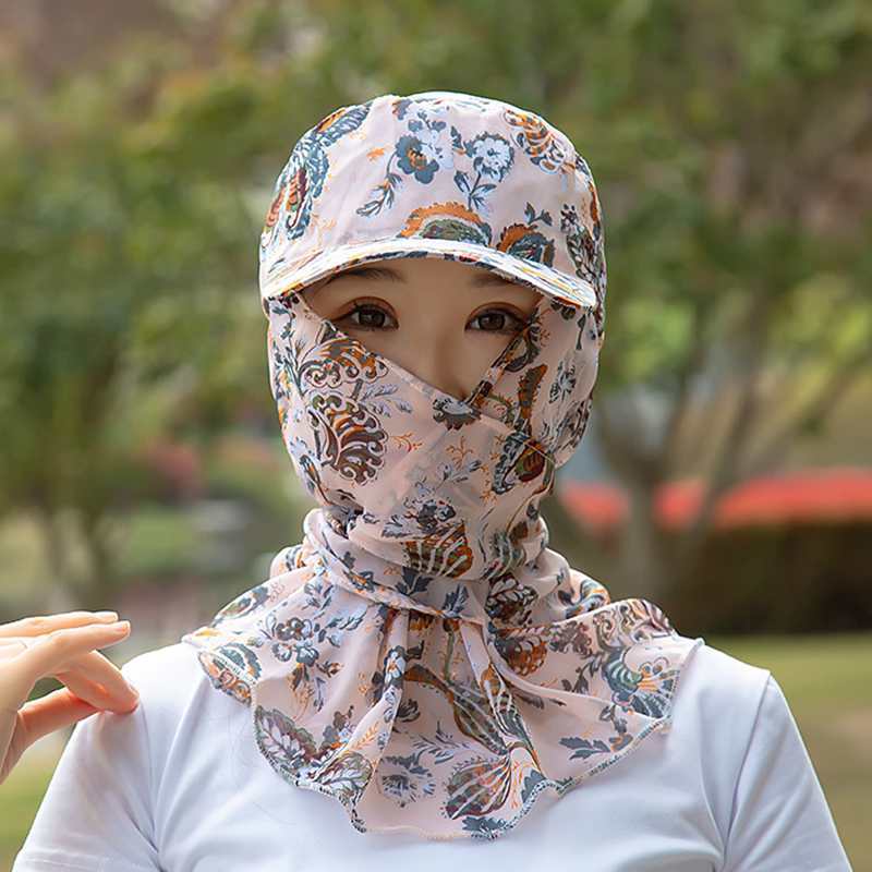 新款夏季防晒遮阳帽子女脸