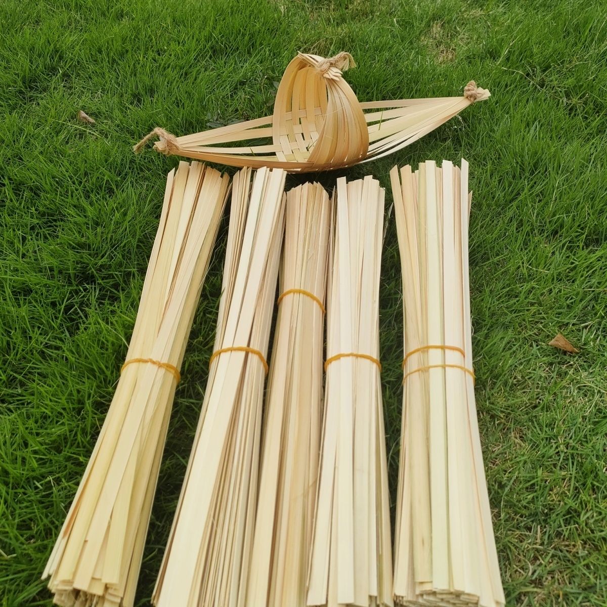 竹条编材料diy学生手工包