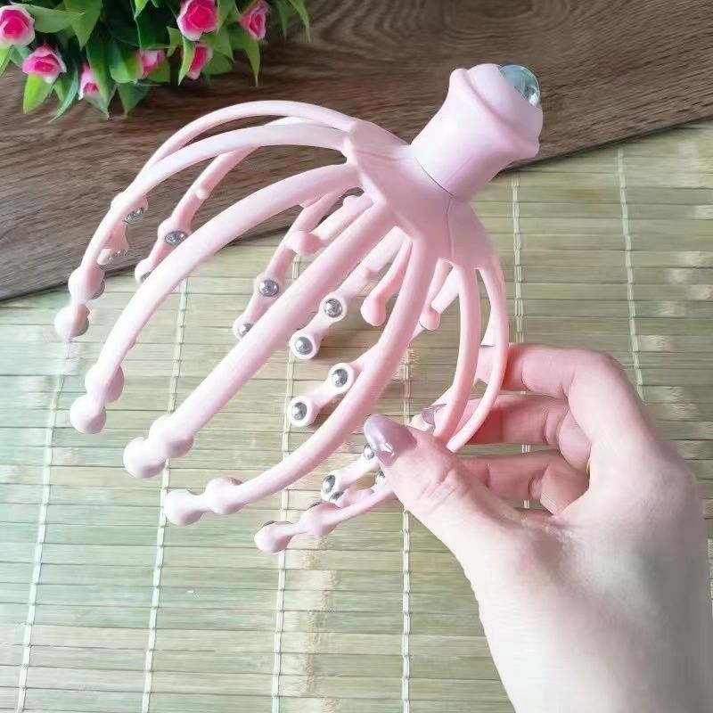 头部按摩器爪子八鱼五12经