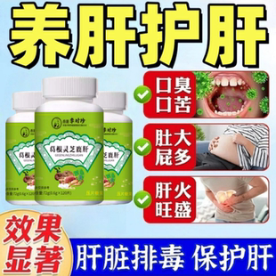 李时珍葛根灵芝鹿肝片熬夜加班常备护肝片成人喝酒养肝养护