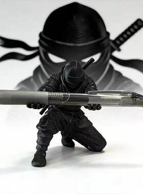 3d打印爆款玩具忍者笔架桌面装饰摆件文具收纳个性创意支架摆件
