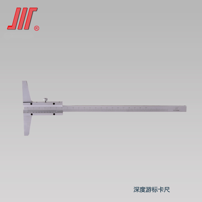 成量深度卡尺 带表深度游标尺 深度测量尺  150 200 300 500 0.02