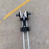 美纹纸粘贴机器地坪划线器篮球场贴胶带划线羽毛球场划线可调距离