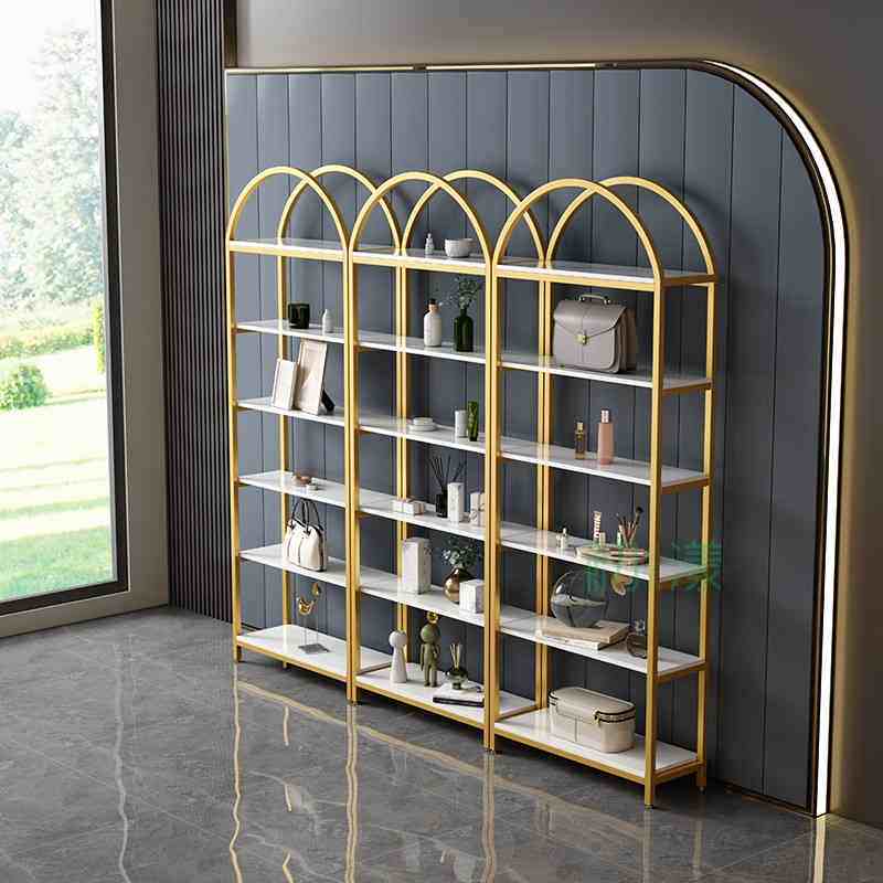 轻奢置物架家用架子货架多层储物架简易书架书柜铁艺化妆品展示柜,住宅家具,搁板/置物架/家用陈列架,淘宝优惠券,粉丝福利购,淘宝优惠卷