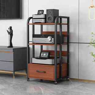 带抽屉功放机架胆机支架音响架HiFi音箱机柜CD机柜子调音台点歌机