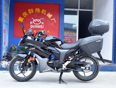 适用于GSX150F/街车版GSX150N/155德箱边后尾三箱摩托车夏架尾箱