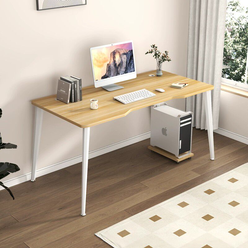 简易电脑桌办公桌电竞桌家用笔记本桌子书桌简约现代双人台式桌子