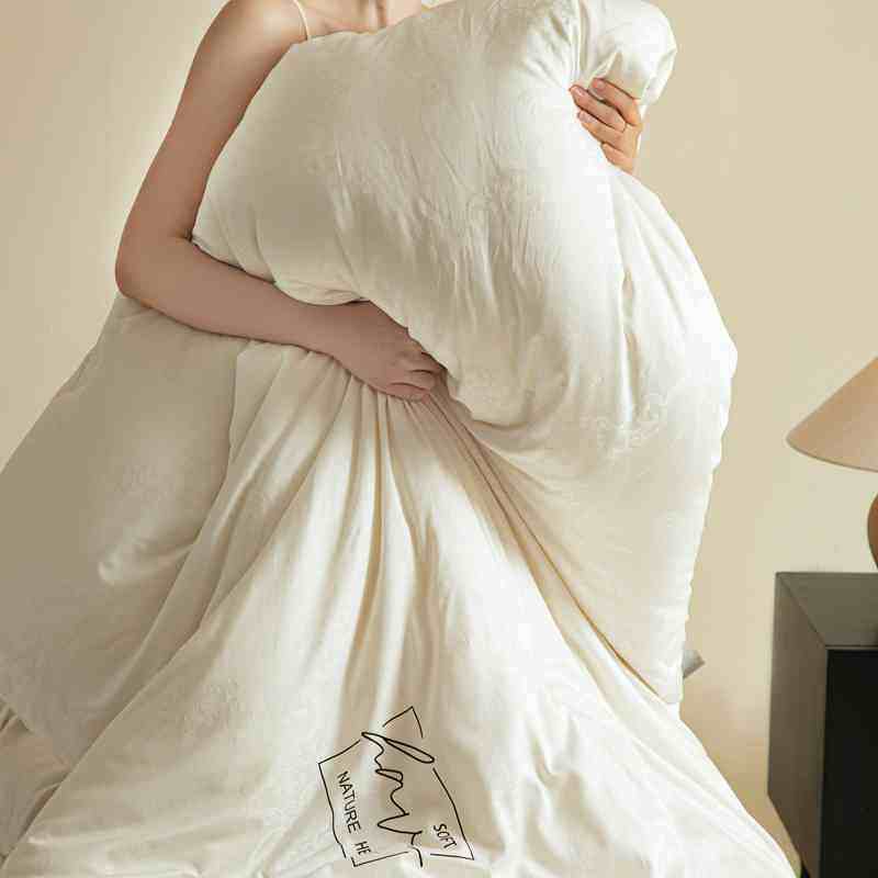 自然醒轻奢高级感A类桑蚕丝大豆纤维被子冬被加厚保暖子母被四季,床上用品,化纤被,淘宝优惠券,粉丝福利购,淘宝优惠卷