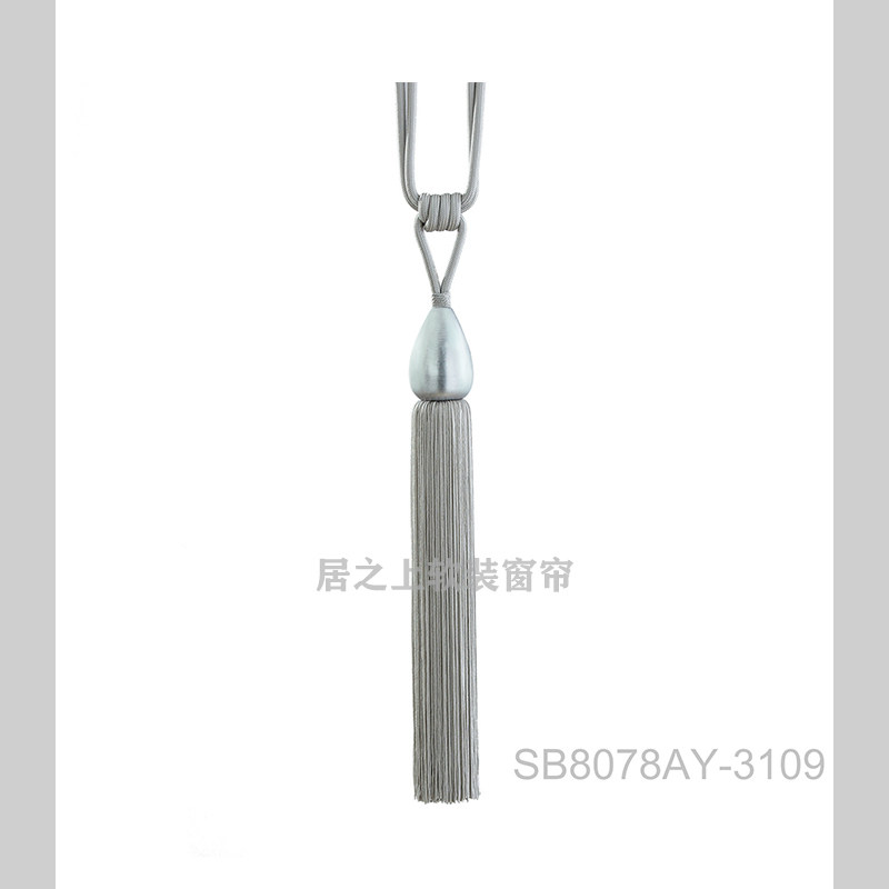 【单支价】新品简约简中式绑绳窗帘绑带奢装饰窗帘系列扣居家系带