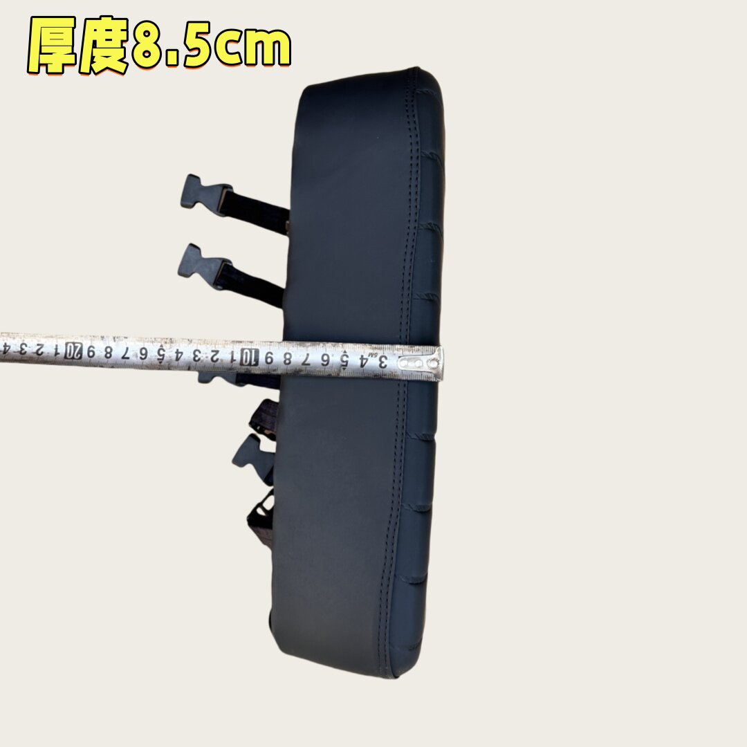 电动车座垫缓冲加高加厚增高载人自行车後座板绑带插口快拆大座包