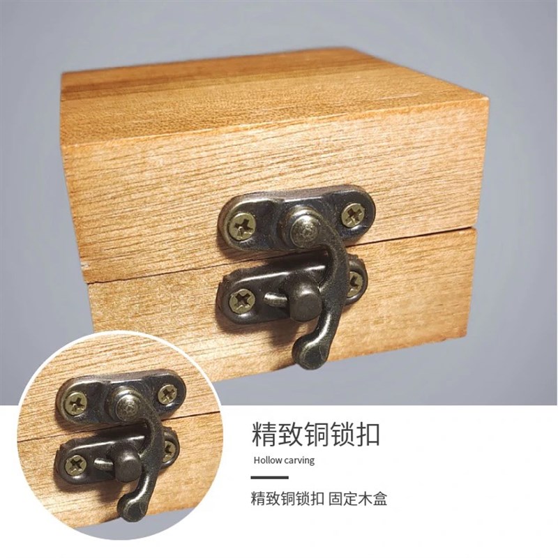 香樟木银元盒单枚装