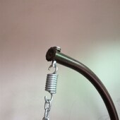 吊椅配件弹簧挂钩插销消音器吊篮钩吊篮配件消音轴承双人吊椅螺丝