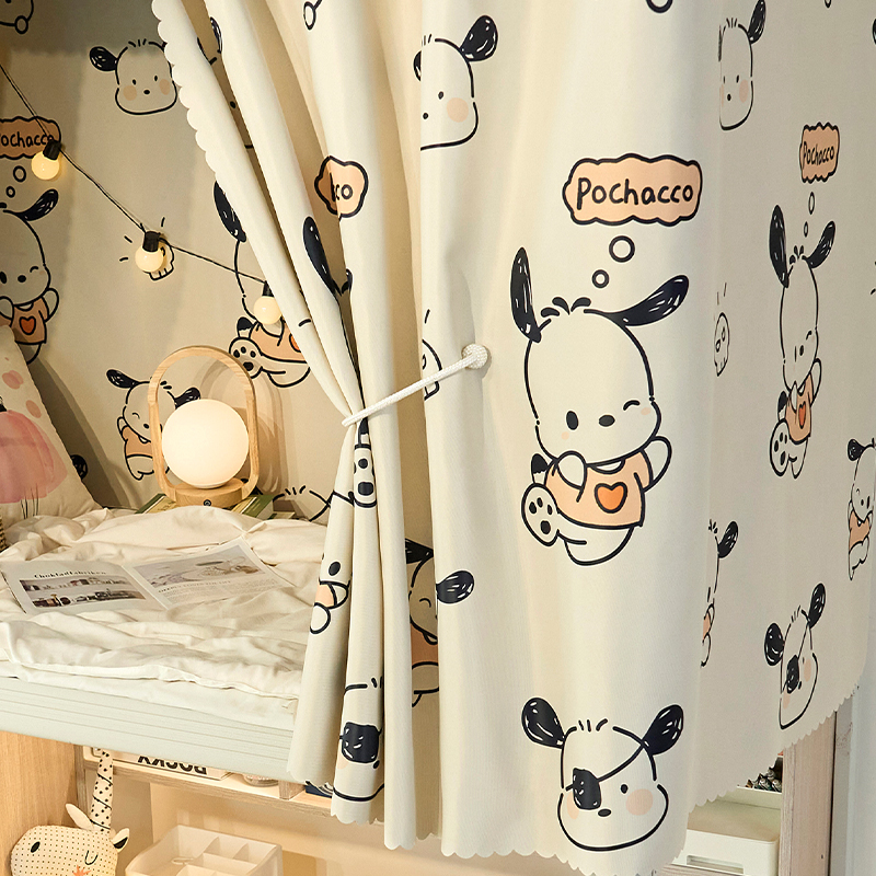 学生宿舍加厚物理强遮光床帘上铺下铺女寝室床围下桌帘子透气窗帘