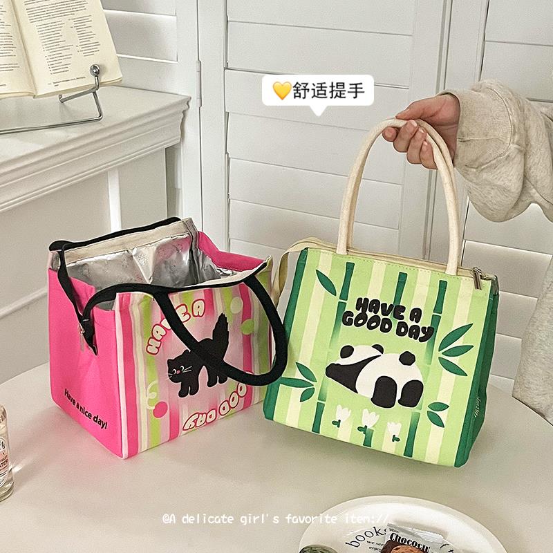 可爱保温饭盒袋饭盒包便当袋手提包学生上班族带饭装餐包加厚袋子