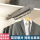 衣柜挂衣杆柜内抽拉式 衣通挂衣器 伸缩衣架衣橱竖纵向横杆浅柜顶装