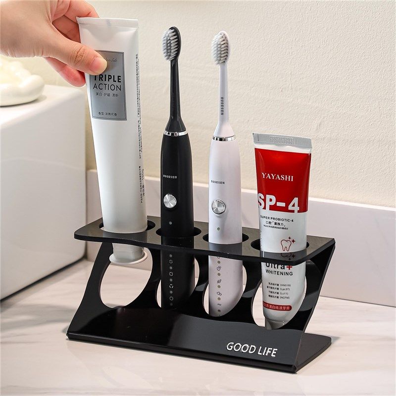 电动牙刷置物架2024新款高端浴室洗漱台牙膏牙具底座支架收纳架子,家庭/个人清洁工具,牙刷架/牙具座,淘宝优惠券,粉丝福利购,淘宝优惠卷