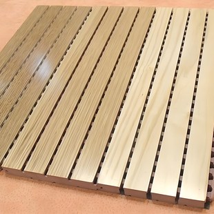 槽孔吸音板a级阻燃木槽木吸音板音乐厅剧院墙面工程体育馆专用