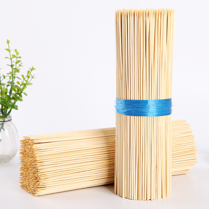 野猪林竹签25cm*2.5mm一次性钵钵鸡麻辣烫串串签字烧烤木签子足签