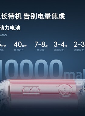 【自营】TYMO第5代无线直发梳10亿负离子无线便携蓬松高颅顶防烫