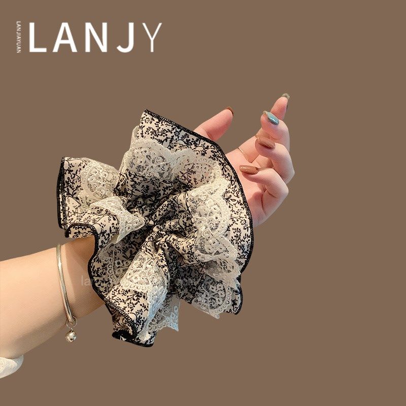 碎花小清新大肠发圈2024年新款精致蕾丝发绳法式扎发头绳发绳发饰,饰品/流行首饰/时尚饰品新,发饰,淘宝优惠券,粉丝福利购,淘宝优惠卷