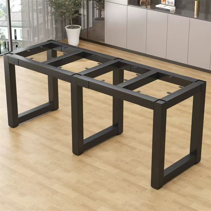 桌子腿桌脚支架铁艺餐桌办公会议电脑桌茶几底座架子岩板桌架