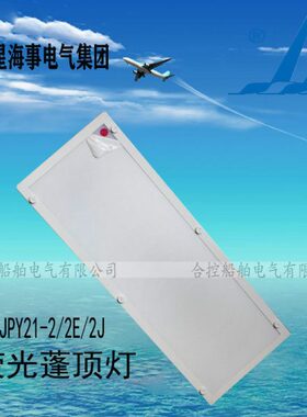 海星海事JPY21-2/2E/2J船用荧光蓬顶灯带应急蓄电池舱室照明直销