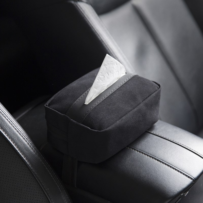 翻毛皮车载纸巾盒抽纸盒 汽车车内车用纸巾盒抽V纸盒车载纸抽盒