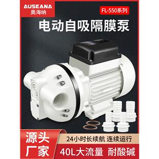 220V电动隔膜泵380V超强酸碱自吸泵尿素酸液加碱防腐水泵