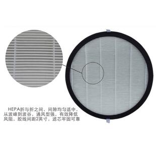 空气滤芯 高效过滤网 空气净化器滤芯 圆形HEPA10-13级过滤网定制