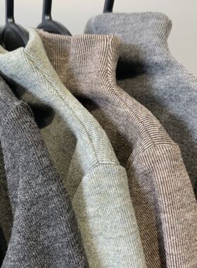 秋冬新款男童薄绒打底衫内搭长袖T恤加厚保暖半高领女童秋衣上衣