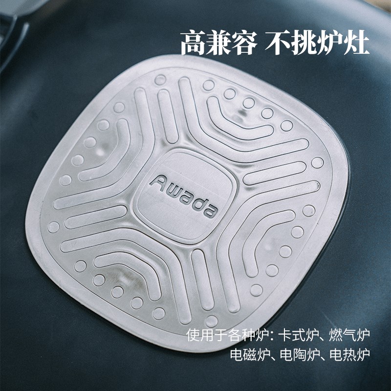 Awada户外不粘烤露营盘煎盘韩式烤肉多功能电火两用