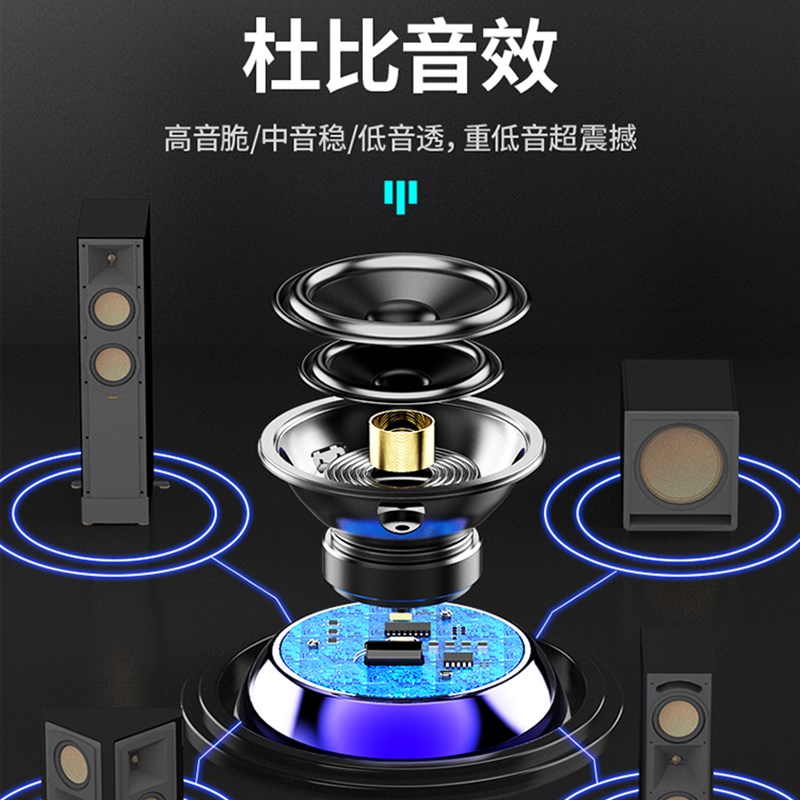 便携连接手机蓝牙的小音箱大音量迷你小音响低音炮户外无线音乐