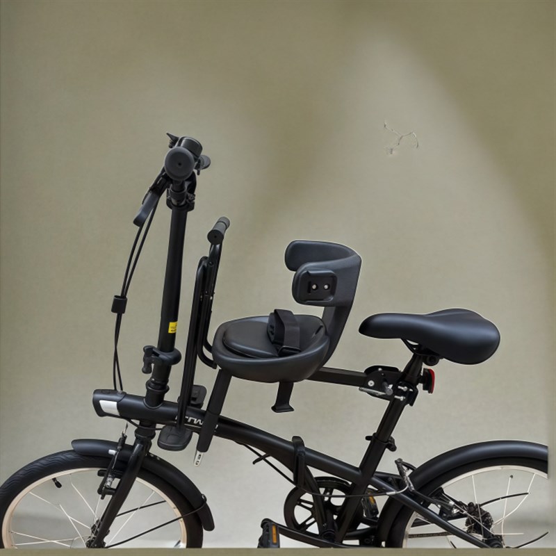 自行车前置儿童座椅快拆折叠车女士车山地车宝宝安全前座快速安装