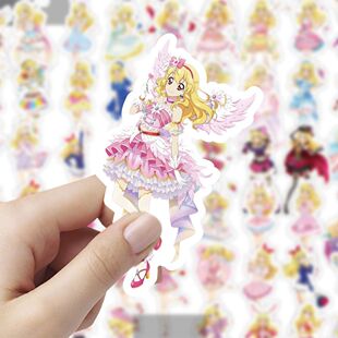 180张偶像活动星宫莓立绘贴纸卡通动漫人物周边手机手账装饰贴画