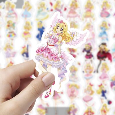 180张偶像活动星宫莓立绘贴纸卡通动漫人物周边手机手账装饰贴画