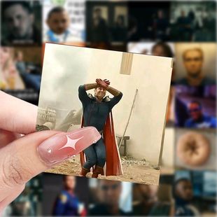 236贴黑袍纠察队梗图表情包卧室祖国人电视美剧贴纸宿舍卧室贴画