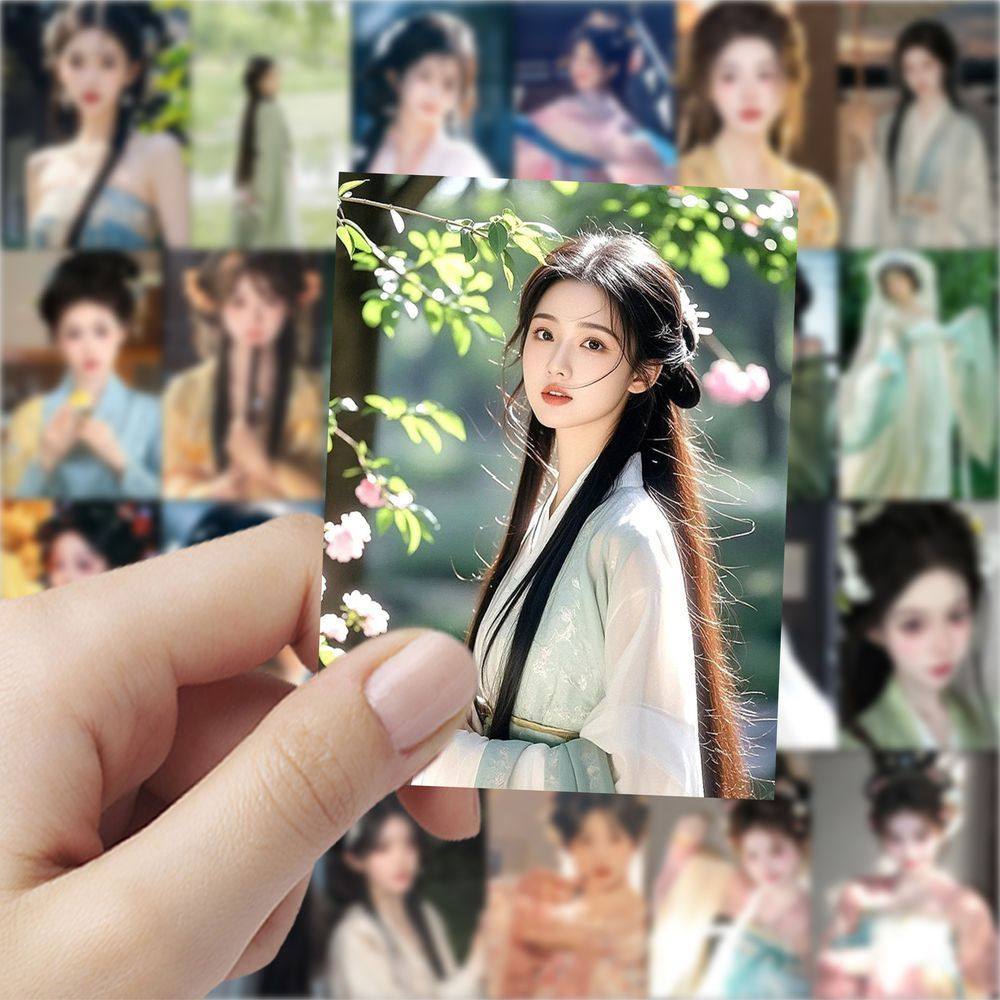 古风美女贴纸ins周边高颜值颜值明星装饰手机手账diy防水装饰贴画,文具电教/文化用品/商务用品,贴纸/立体贴纸,淘宝优惠券,粉丝福利购,淘宝优惠卷