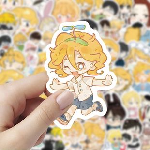 爆款同级生Q版贴纸创意可爱卡通手机手账周边装饰手账贴画diy防水