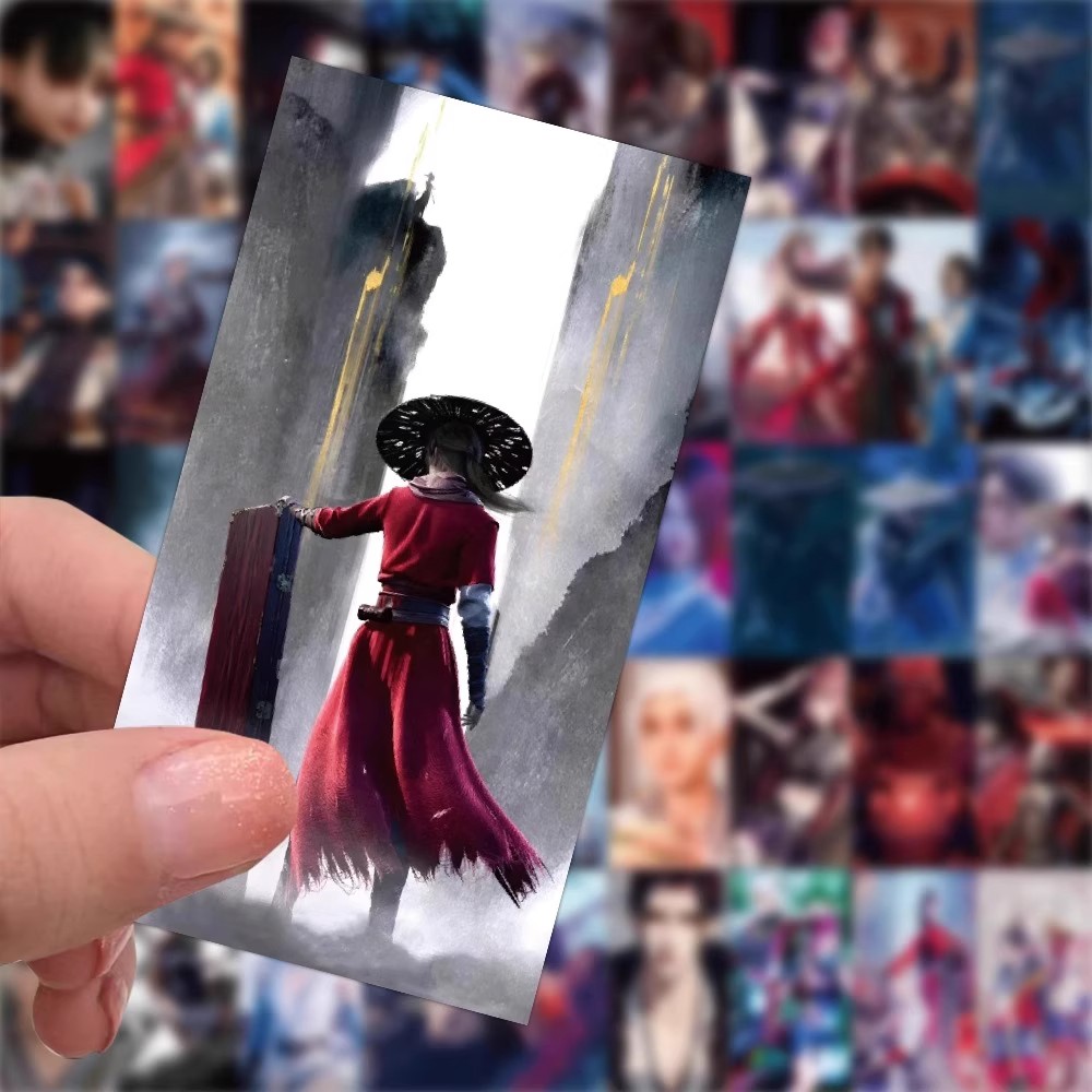 63张画江湖之不良人贴纸动漫卡通